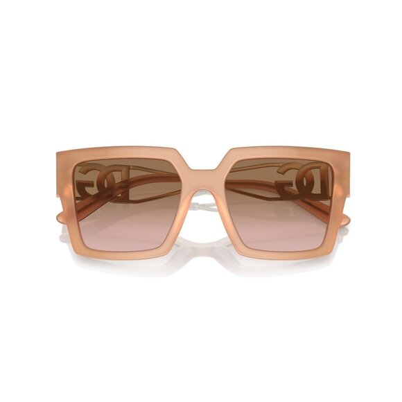 New Dolce & Gabbana Beige Square DG4446B 3436/11 Sunglasses Women - Picture 4 of 6